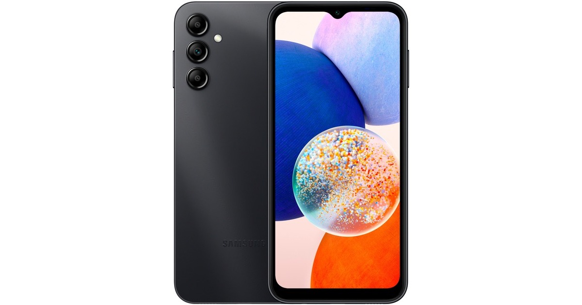 SAMSUNG Galaxy A14 5G 128GB, Handy(Black, Dual SIM, Android 13)