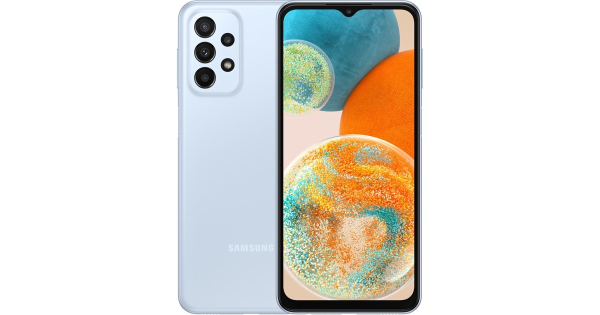 SAMSUNG Galaxy A23 5G 64GB, Handy(Light Blue, Dual SIM, Android 12)