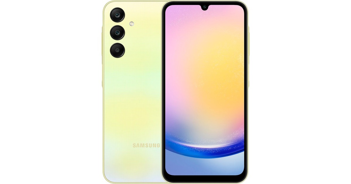 SAMSUNG Galaxy A25 5G 128GB, Handy(Yellow, Android 13)