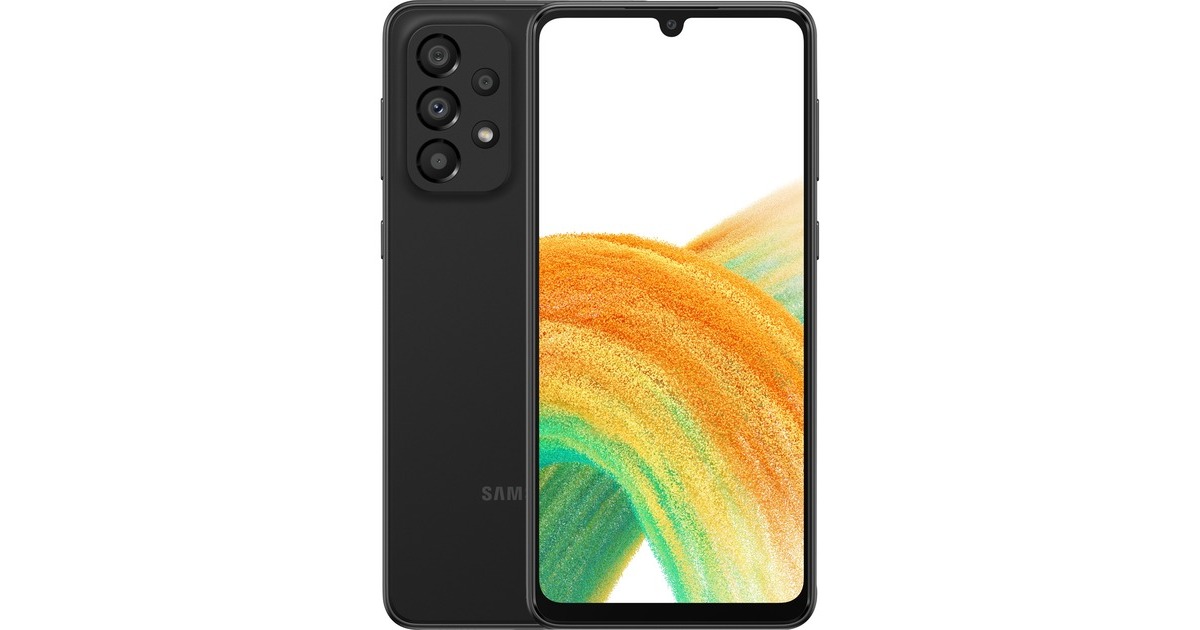 SAMSUNG Galaxy A33 5G 128GB, Handy(Awesome Black, Enterprise Edition, Android 12)