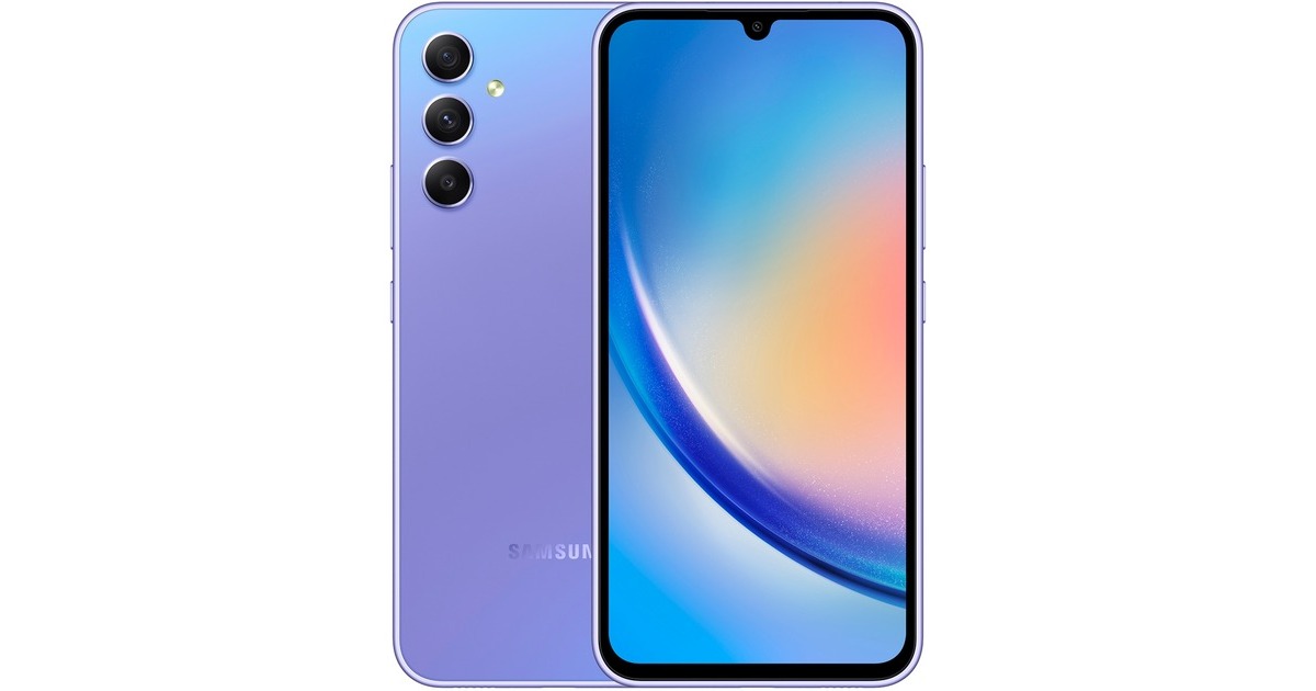 SAMSUNG Galaxy A34 5G 256GB, Handy(Awesome Violet, Android 13)