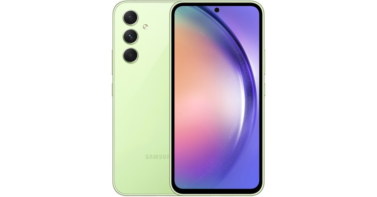 SAMSUNG Galaxy A54 5G 128GB, Handy(Awesome Lime, Android 13, Dual-SIM)