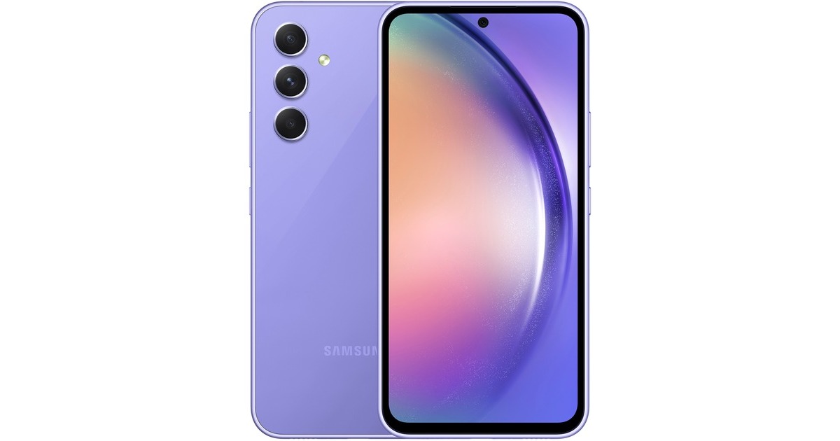 SAMSUNG Galaxy A54 5G 128GB, Handy(Awesome Violet, Android 13, Dual-SIM)
