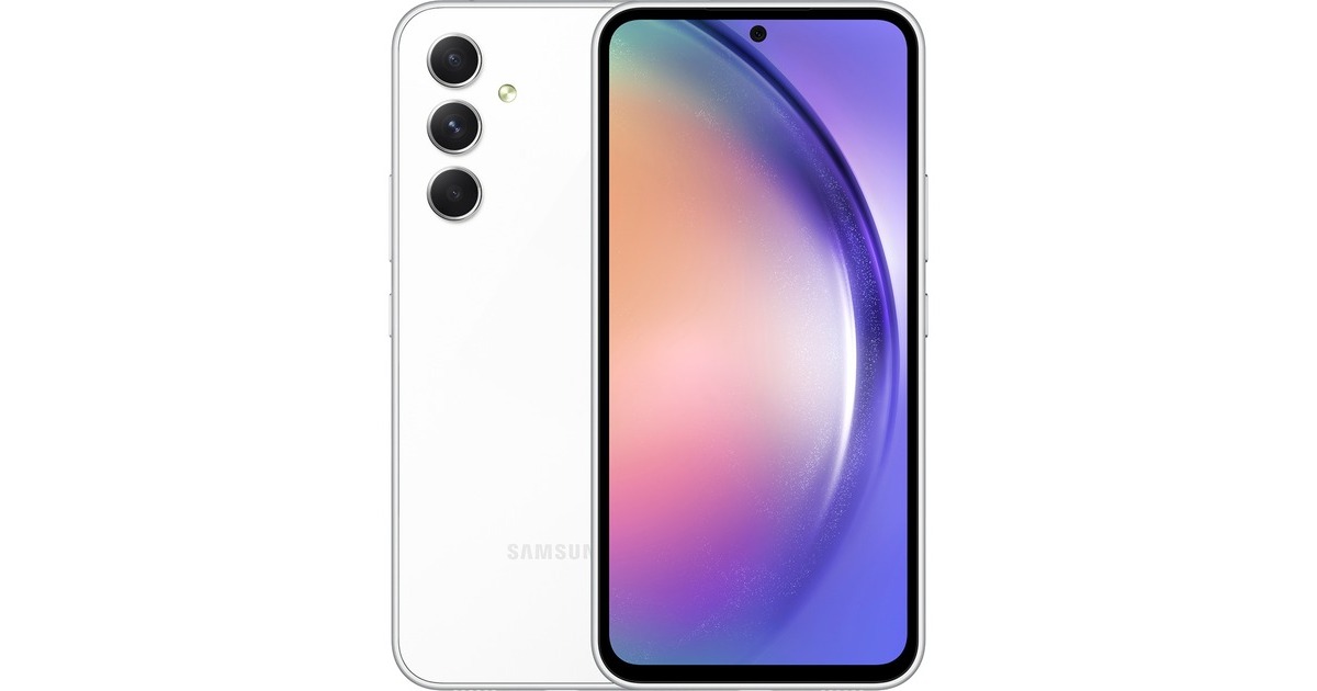 SAMSUNG Galaxy A54 5G 128GB, Handy(Awesome White, Android 13, Dual-SIM)