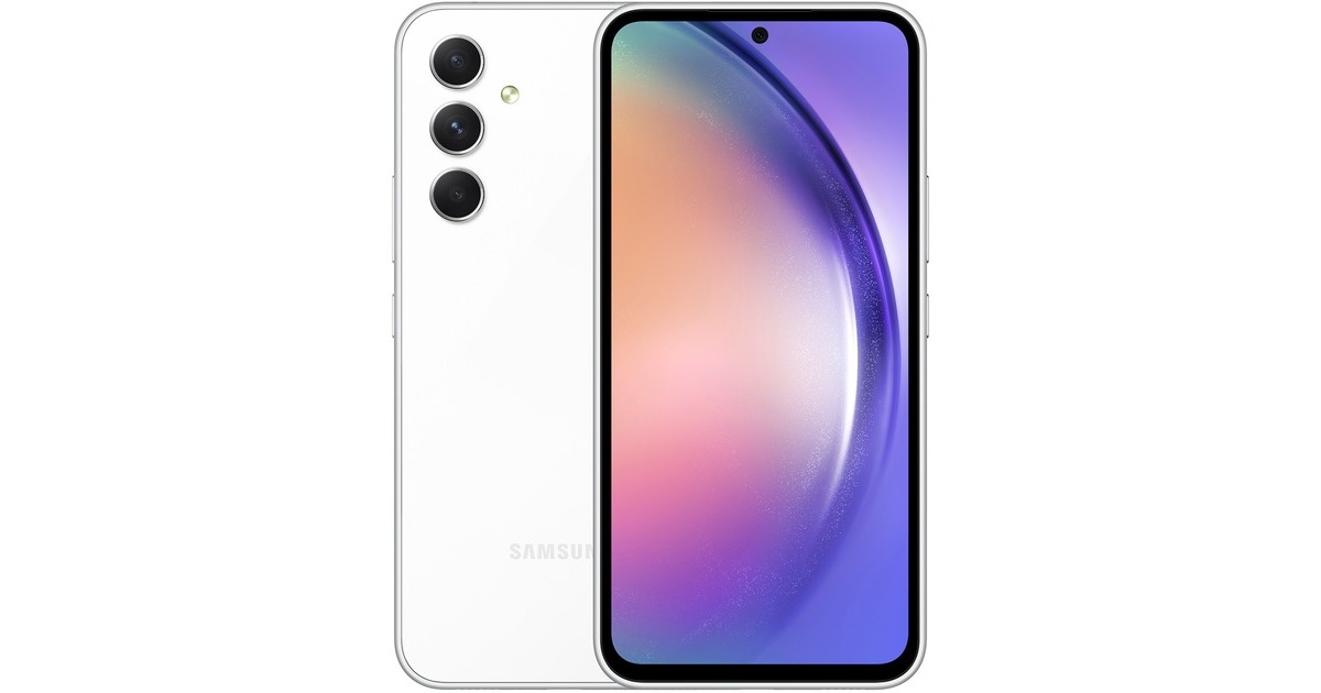 SAMSUNG Galaxy A54 5G 256GB, Handy(Awesome White, Android 13, Dual-SIM)