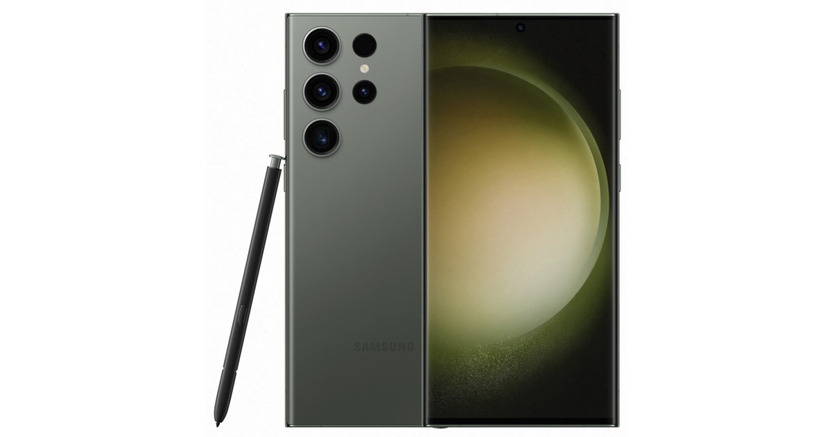 SAMSUNG Galaxy S23 Ultra 256GB, Handy(Green, Android 13)