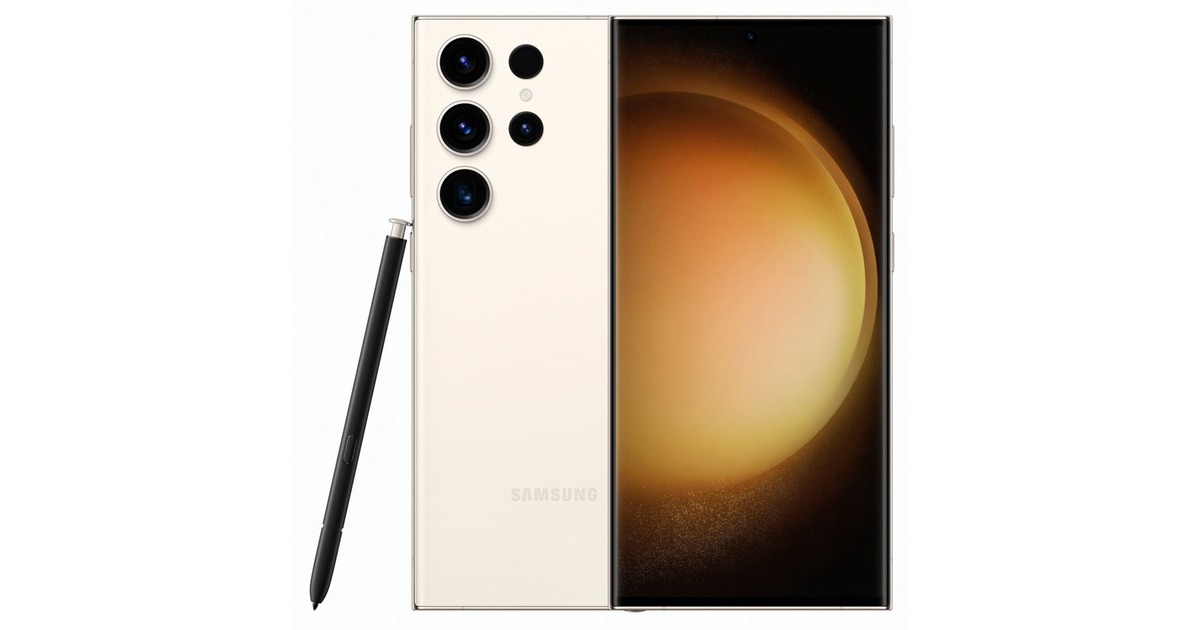 SAMSUNG Galaxy S23 Ultra 256GB, Handy(Cream, Android 13)