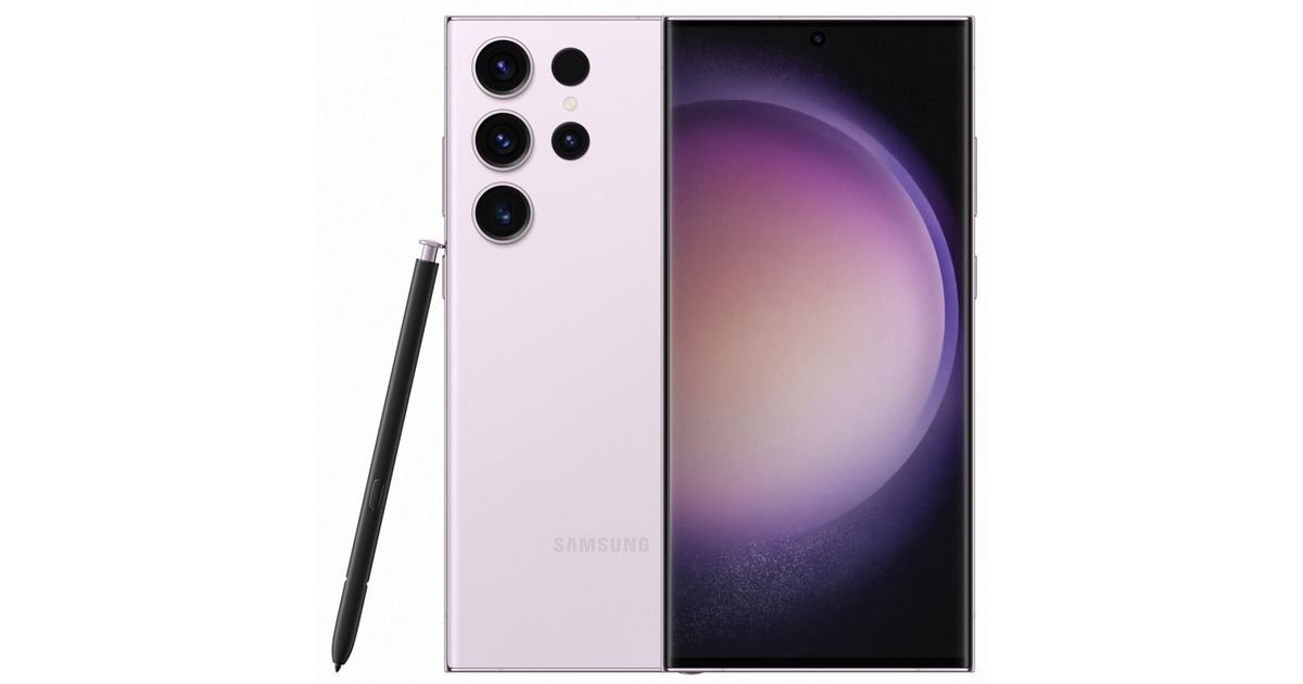 SAMSUNG Galaxy S23 Ultra 256GB, Handy(Lavender, Android 13)