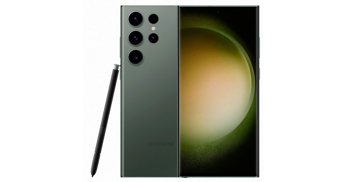 SAMSUNG Galaxy S23 Ultra 256GB, Handy(Green, Android 13)