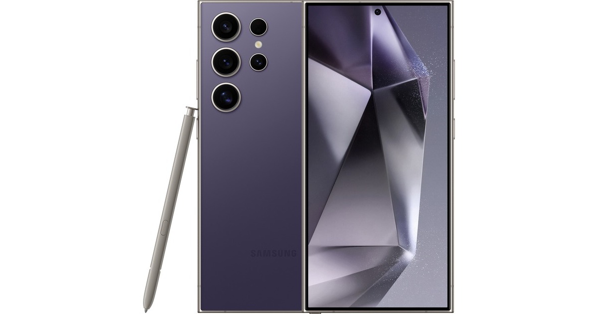 SAMSUNG Galaxy S24 Ultra 256GB, Handy(Titanium Violet, Android 14, 5G)