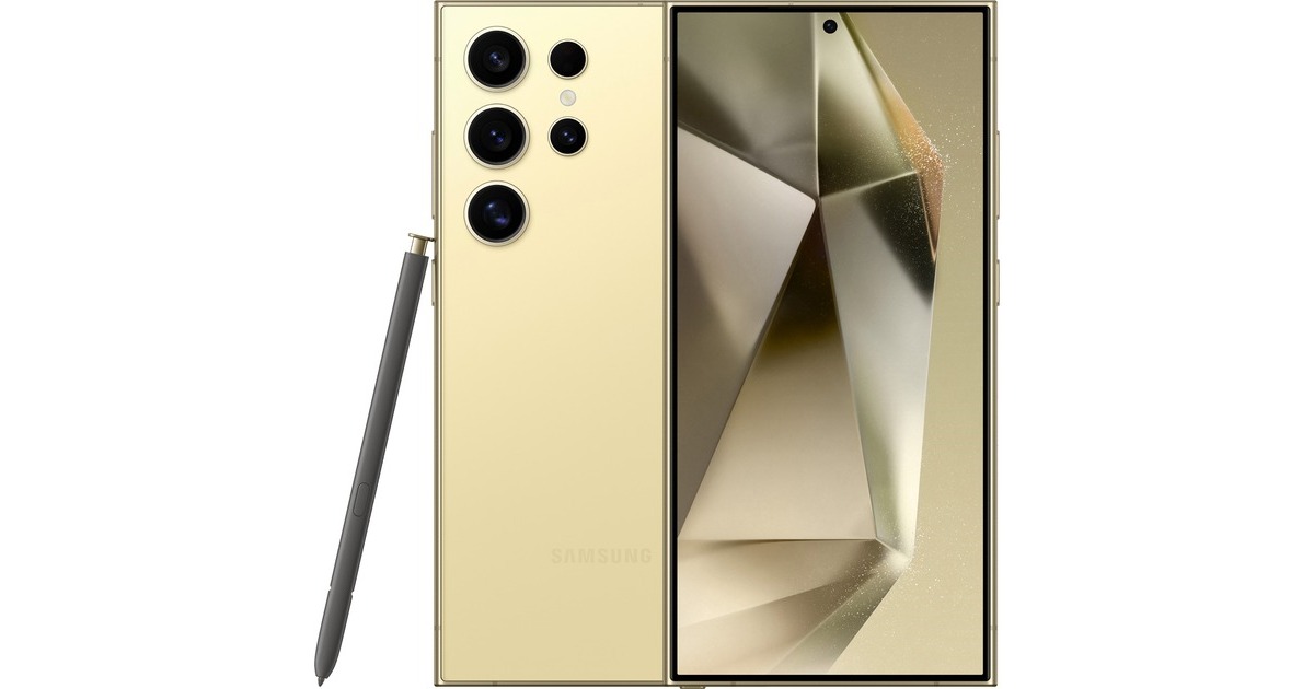 SAMSUNG Galaxy S24 Ultra 512GB, Handy(Titanium Yellow, Android 14, 5G)