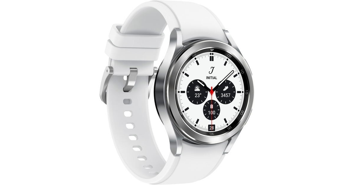 SAMSUNG Galaxy Watch4 Classic, Smartwatch(silber, 42 mm)
