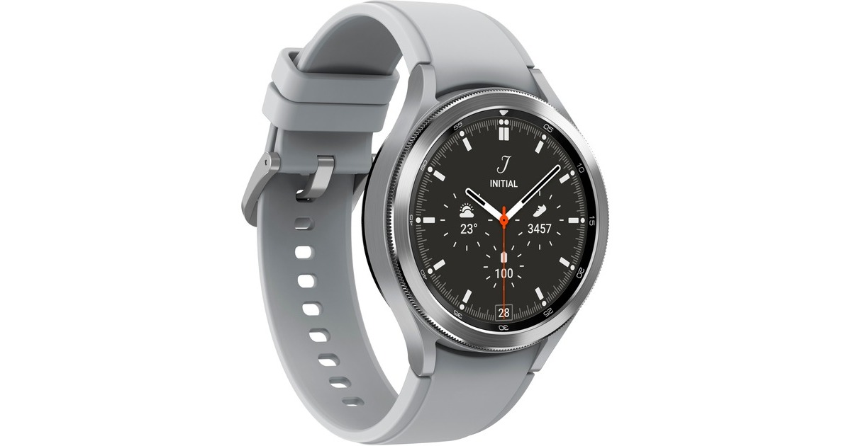 SAMSUNG Galaxy Watch4 Classic, Smartwatch(silber, 46 mm)