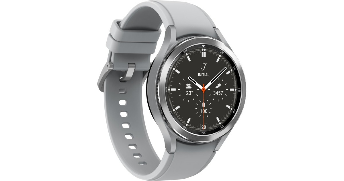 SAMSUNG Galaxy Watch4 Classic, Smartwatch(silber, 46 mm)
