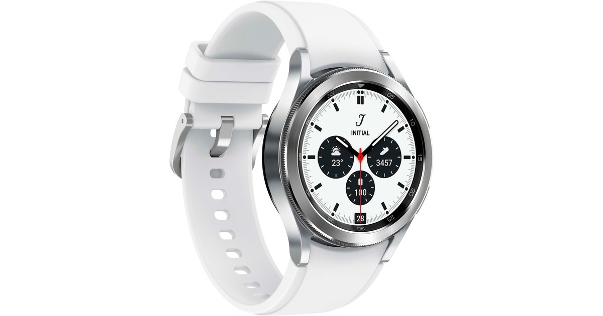 SAMSUNG Galaxy Watch4 Classic, Smartwatch(silber, 42 mm)