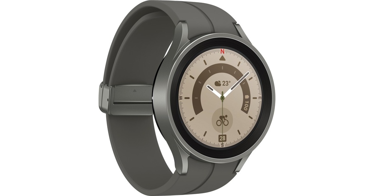 SAMSUNG Galaxy Watch5 Pro (R920), Smartwatch(titan, 45 mm)