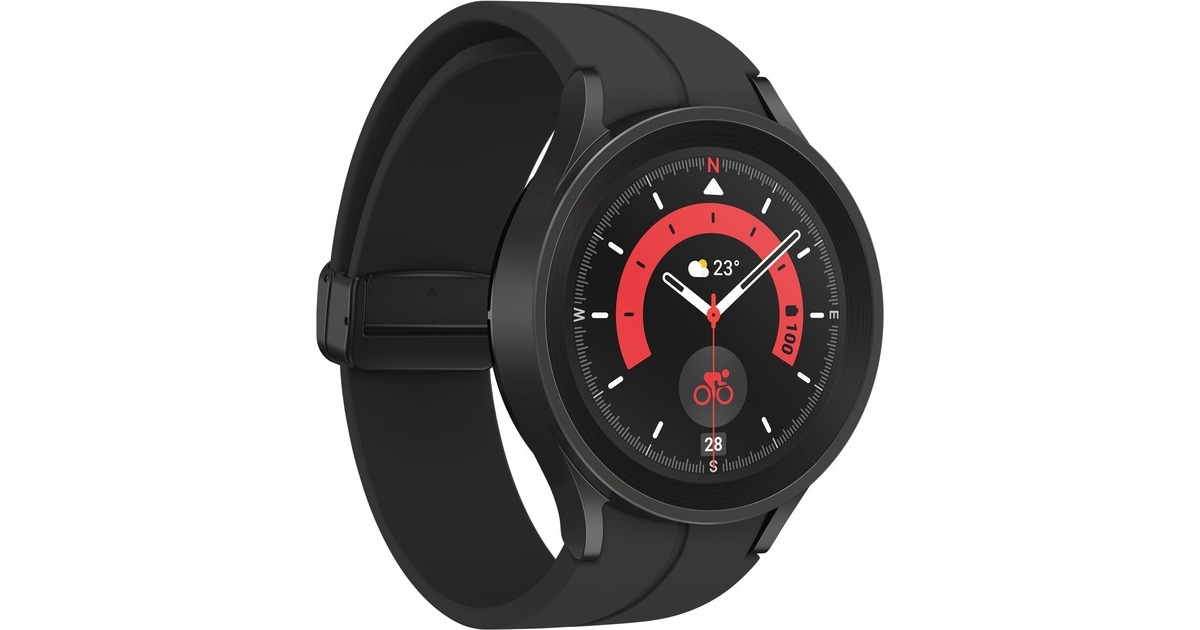 SAMSUNG Galaxy Watch5 Pro (R920), Smartwatch(schwarz, 45 mm)