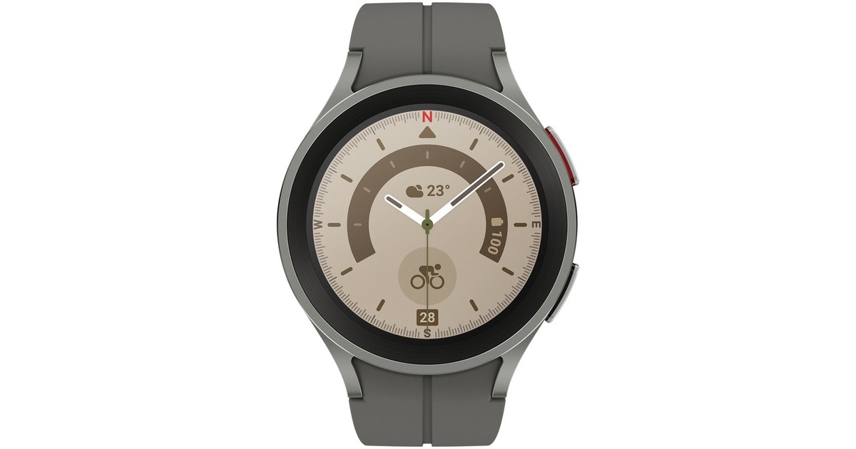 SAMSUNG Galaxy Watch5 Pro (R925), Smartwatch(titan, 45 mm, LTE)