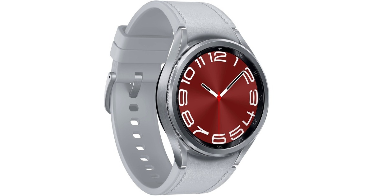 SAMSUNG Galaxy Watch6 Classic (R950), Smartwatch(silber, 43 mm)