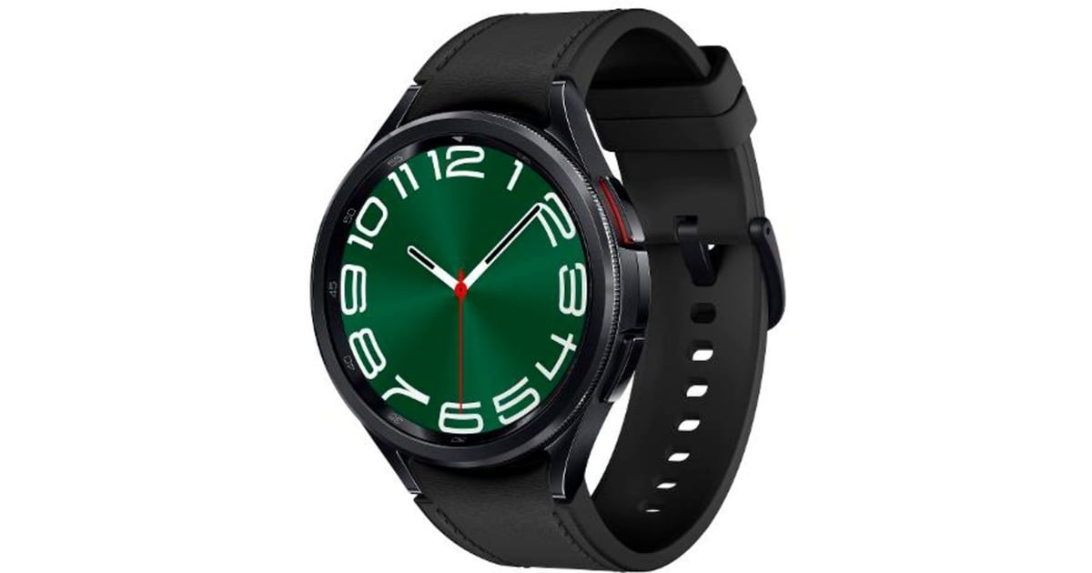 SAMSUNG Galaxy Watch6 Classic (R965), Smartwatch(schwarz, 47 mm, LTE, Outlet)