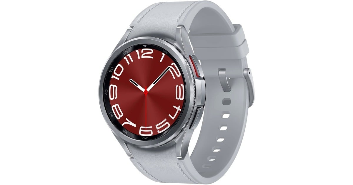 SAMSUNG Galaxy Watch6 Classic (R-955), Smartwatch(silber, 43 mm, LTE, Outlet)