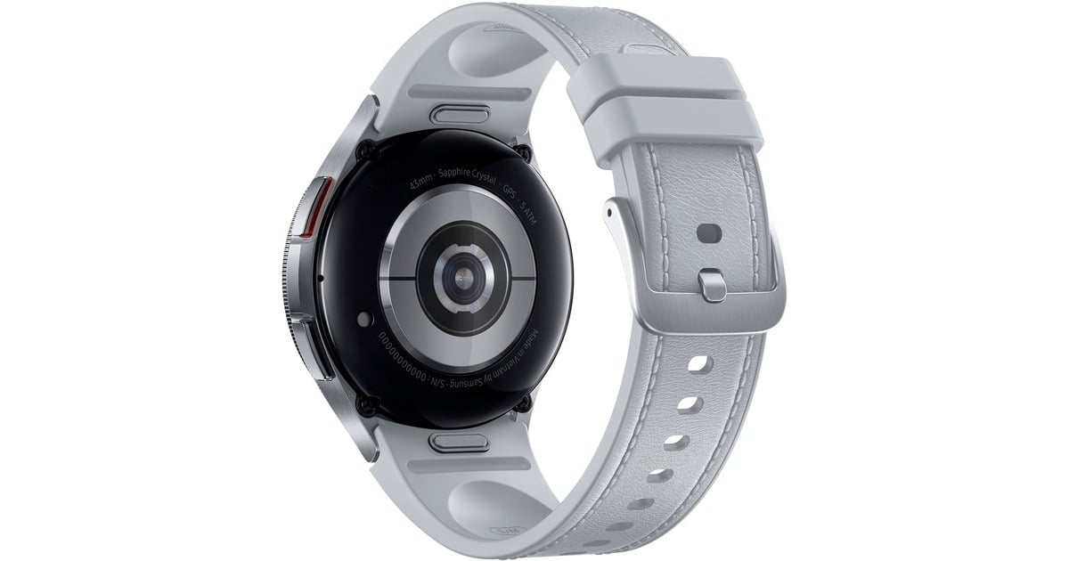 SAMSUNG Galaxy Watch6 Classic (R-955), Smartwatch(silber, 43 mm, LTE, Outlet) SAMSUNG Galaxy Watch6 Classic (R-955), Smartwatch(silber, 43 mm, LTE, Outlet)