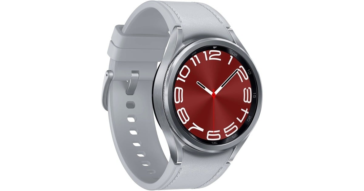 SAMSUNG Galaxy Watch6 Classic (R-955), Smartwatch(silber, 43 mm, LTE, Outlet) SAMSUNG Galaxy Watch6 Classic (R-955), Smartwatch(silber, 43 mm, LTE, Outlet)