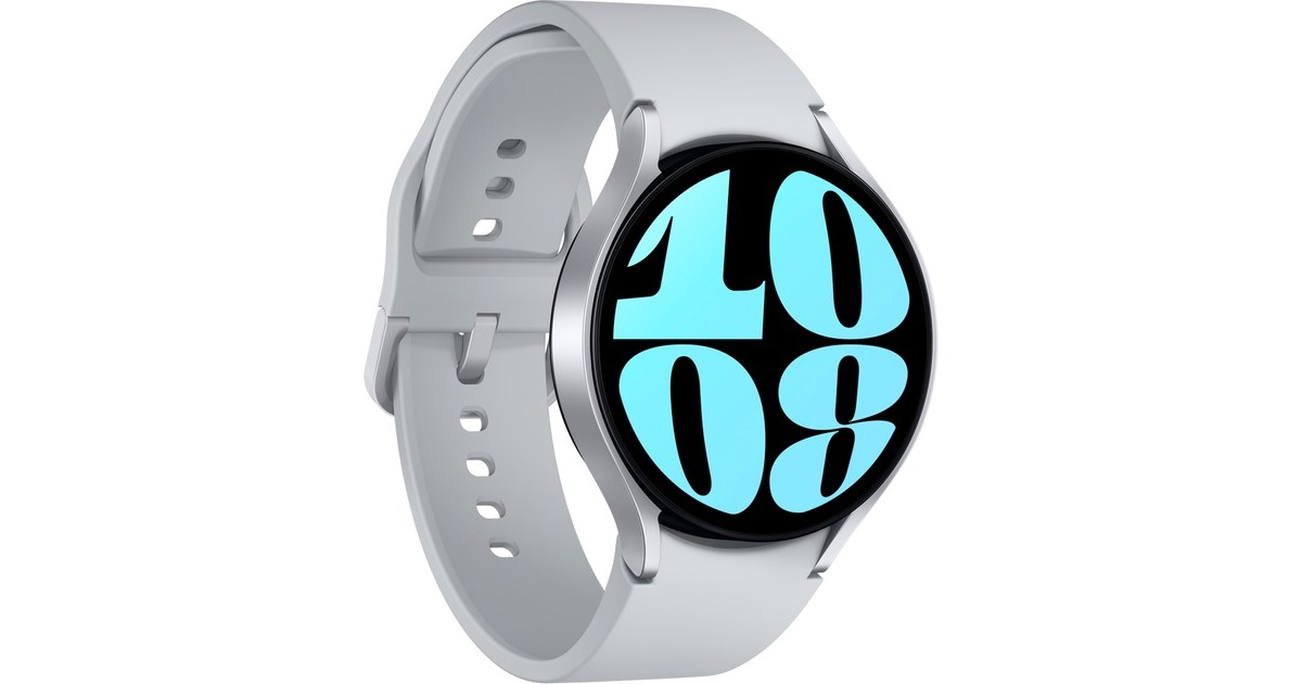SAMSUNG Galaxy Watch6 (R945), Smartwatch(silber, 44 mm, LTE)