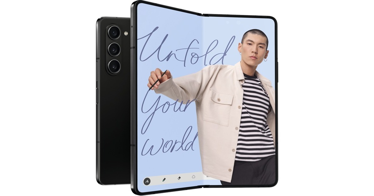 SAMSUNG Galaxy Z Fold5 256GB, Handy(Phantom Black, Android 13)