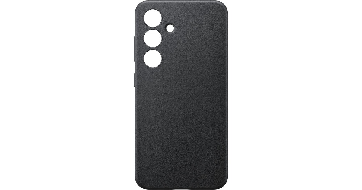 SAMSUNG Hochuen Vegan Leather Case, Handyhülle(schwarz, Samsung Galaxy S24)