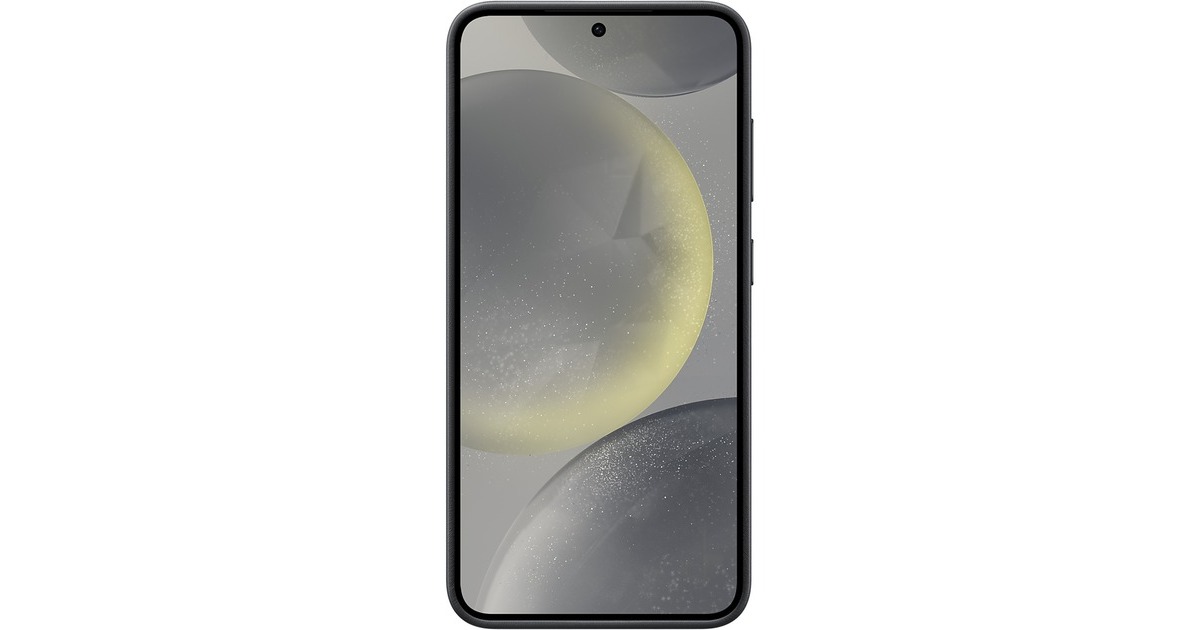 SAMSUNG Hochuen Vegan Leather Case, Handyhülle(schwarz, Samsung Galaxy S24)