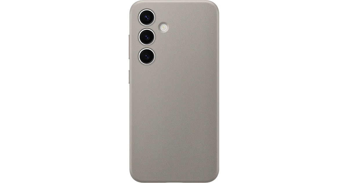 SAMSUNG Hochuen Vegan Leather Case, Handyhülle(taupe, Samsung Galaxy S24)