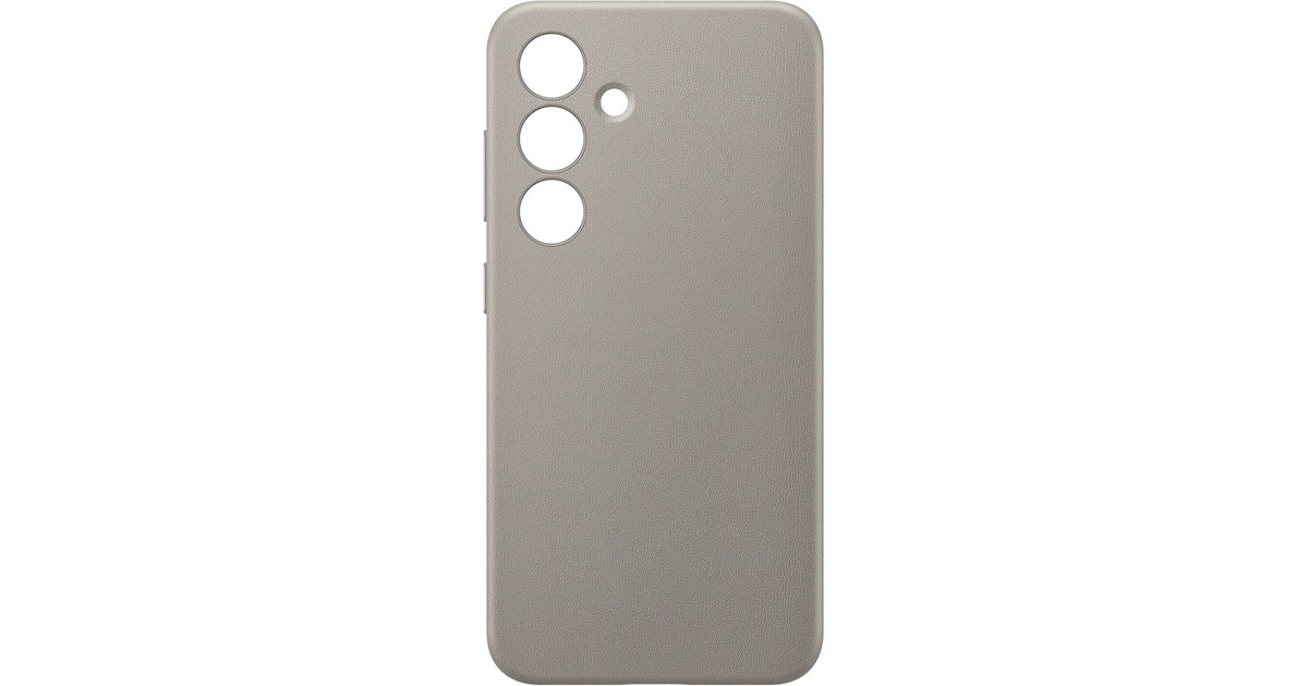 SAMSUNG Hochuen Vegan Leather Case, Handyhülle(taupe, Samsung Galaxy S24)