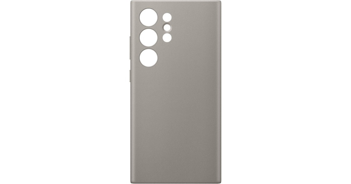 SAMSUNG Hochuen Vegan Leather Case, Handyhülle(taupe, Samsung Galaxy S24 Ultra)