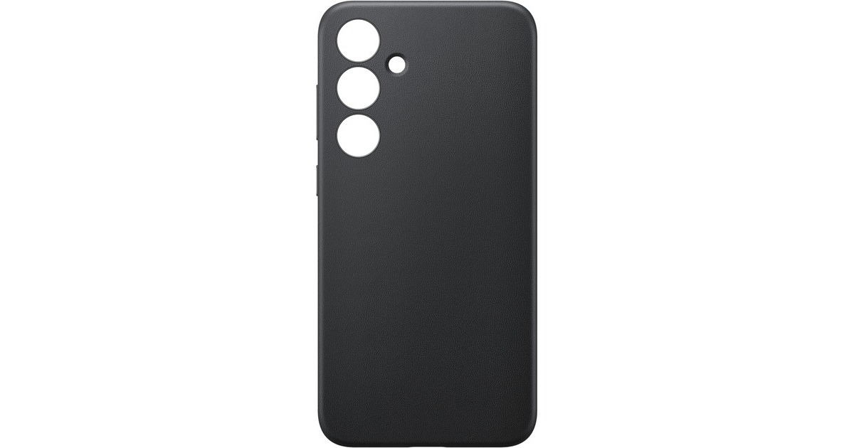 SAMSUNG Hochuen Vegan Leather Case, Handyhülle(schwarz, Samsung Galaxy S24+)