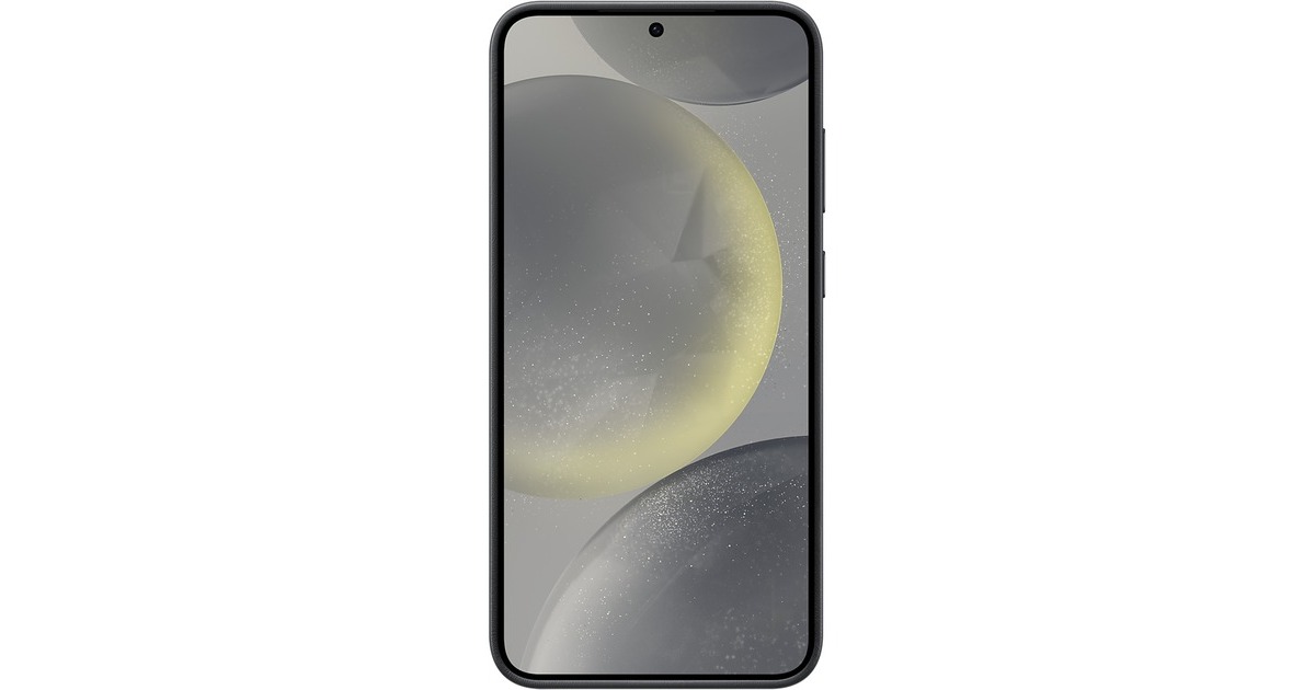 SAMSUNG Hochuen Vegan Leather Case, Handyhülle(schwarz, Samsung Galaxy S24+)