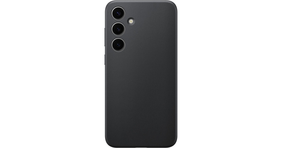 SAMSUNG Hochuen Vegan Leather Case, Handyhülle(schwarz, Samsung Galaxy S24+)