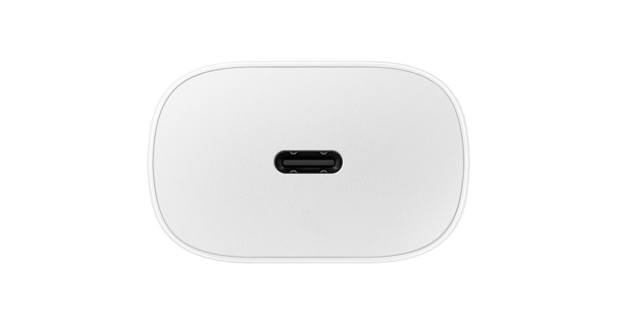 SAMSUNG Ladeadapter mit Schnellladefunktion EP-TA800N, Ladegerät(weiß, USB Type-C, 25 W)