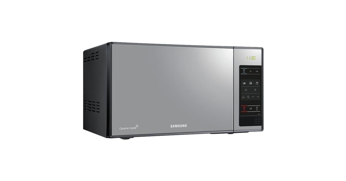 SAMSUNG ME83X, Mikrowelle(schwarz/silber)