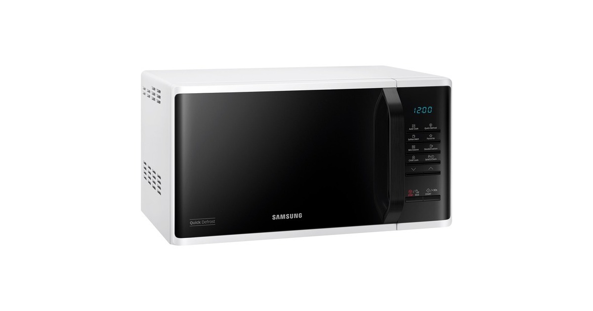 SAMSUNG MS23K3513AW/EG, Mikrowelle(weiß/schwarz)