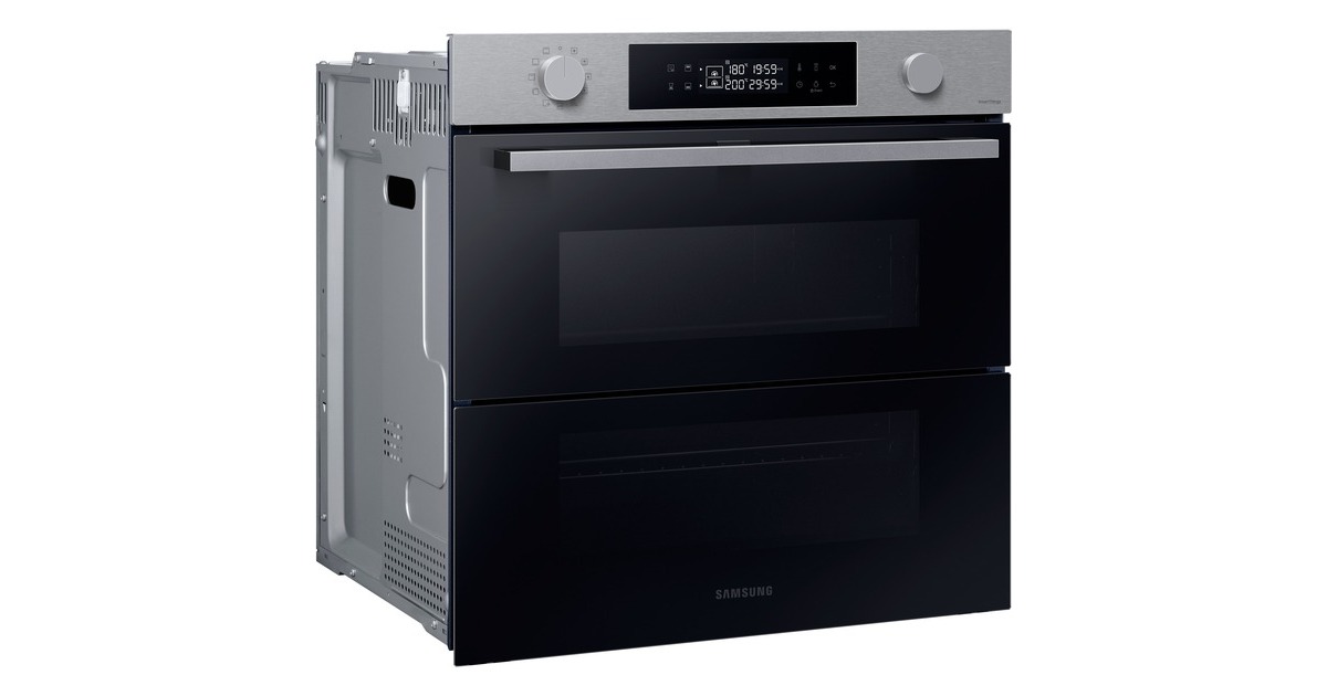 SAMSUNG NV7B45305AS/U1, Backofen(edelstahl, Dual Cook Flex)