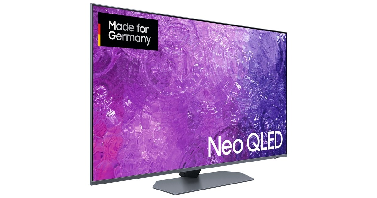 SAMSUNG Neo QLED GQ-50QN90C, QLED-Fernseher(125 cm (50 Zoll), silber, UltraHD/4K, Twin Tuner, HD+, 100Hz Panel)