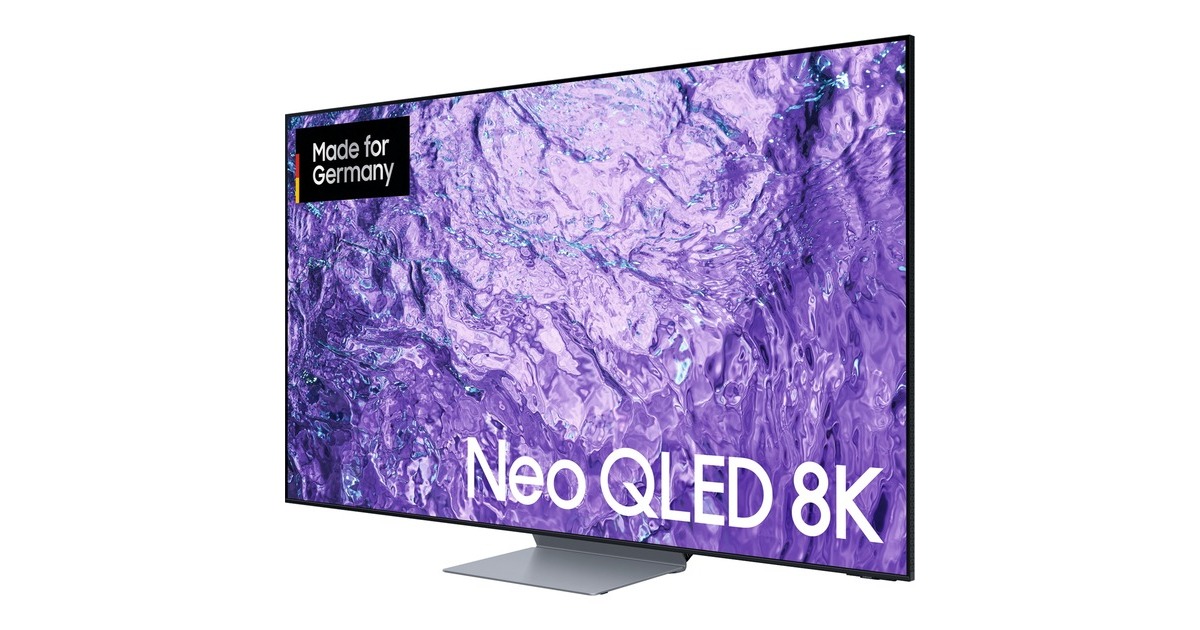 SAMSUNG Neo QLED GQ-55QN700C, QLED-Fernseher(138 cm (55 Zoll), schwarz/silber, 8K/FUHD, Twin Tuner, HDR, Dolby Atmos)
