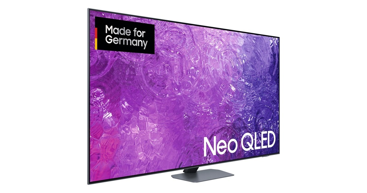 SAMSUNG Neo QLED GQ-55QN90C, QLED-Fernseher(138 cm (55 Zoll), titan, UltraHD/4K, Twin Tuner, HD+, 120Hz Panel)