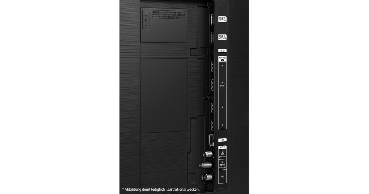 SAMSUNG Neo QLED GQ-55QN92C, QLED-Fernseher(138 cm (55 Zoll), silber, UltraHD/4K, SmartTV, WLAN, Bluetooth, HDR 10+, FreeSync, 100Hz Panel)