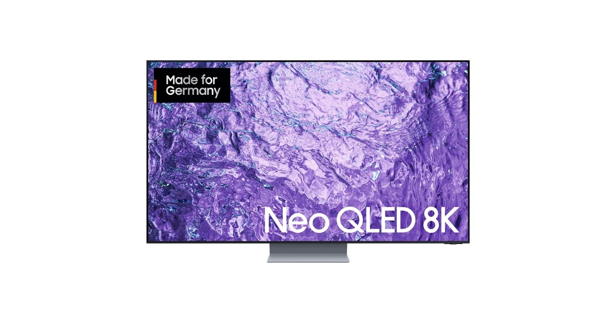 SAMSUNG Neo QLED GQ-65QN700C, QLED-Fernseher(163 cm (65 Zoll), schwarz/silber, 8K/FUHD, Twin Tuner, HDR, Dolby Atmos)