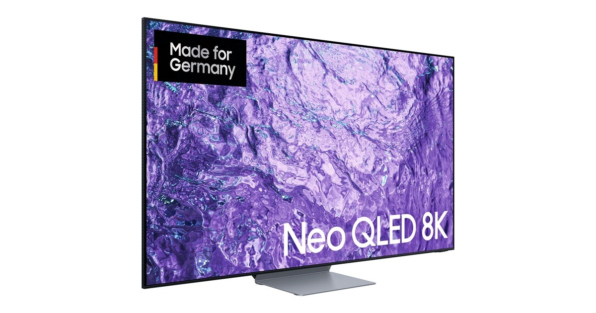 SAMSUNG Neo QLED GQ-75QN700C, QLED-Fernseher(189 cm (75 Zoll), schwarz/silber, 8K/FUHD, Twin Tuner, HDR, Dolby Atmos)