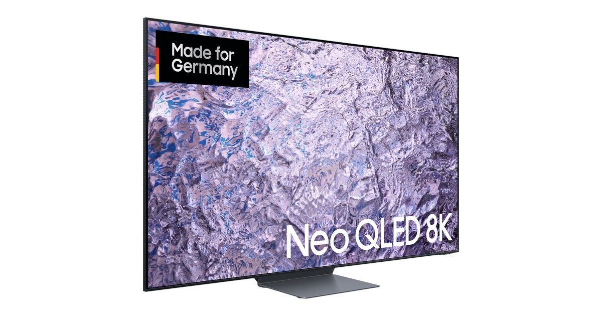 SAMSUNG Neo QLED GQ-75QN800C, QLED-Fernseher(189 cm (75 Zoll), schwarz/silber, 8K/FUHD, Twin Tuner, HDR, Dolby Atmos, 100Hz Panel)
