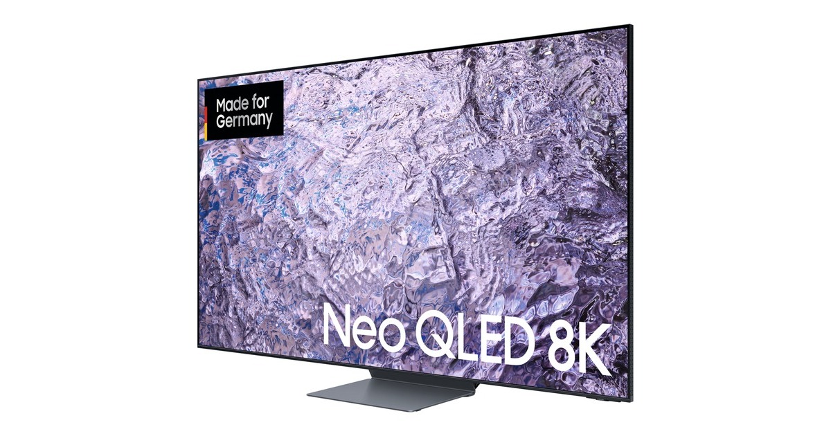 SAMSUNG Neo QLED GQ-85QN800C, QLED-Fernseher(214 cm (85 Zoll), schwarz/silber, 8K/FUHD, Twin Tuner, HDR, Dolby Atmos, 100Hz Panel)