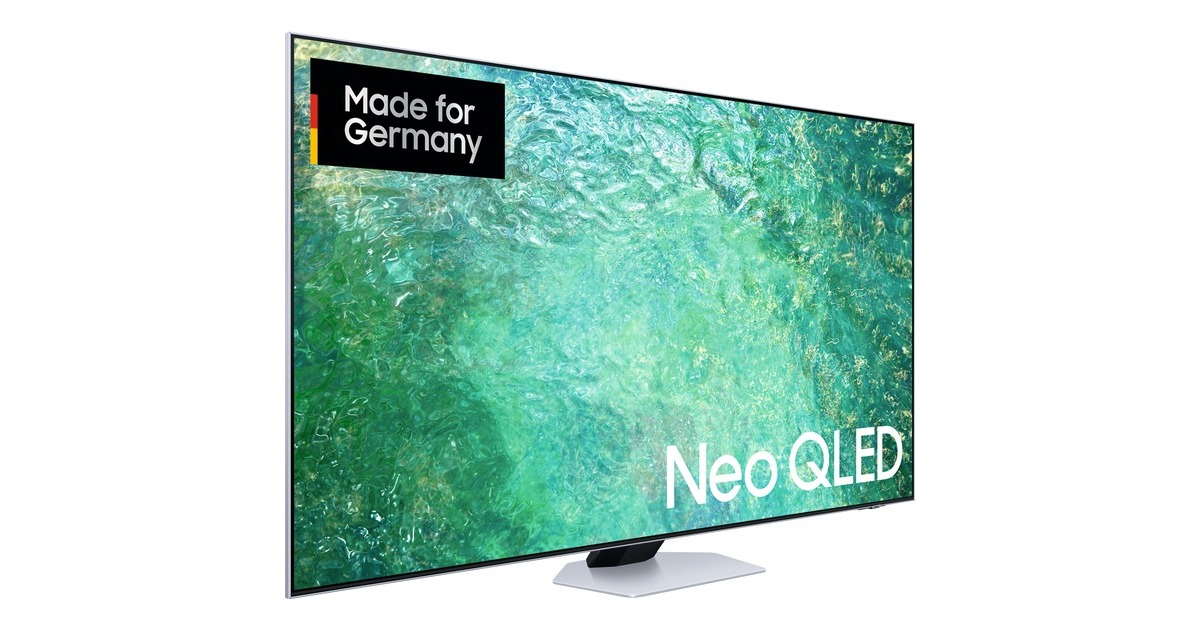 SAMSUNG Neo QLED GQ-85QN85C, QLED-Fernseher(214 cm (85 Zoll), silber, UltraHD/4K, HDR, Twin Tuner, Mini LED, 120Hz Panel)